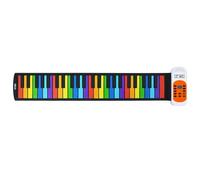 3Rd Avenue 49 Key Rainbow Soft Touch Roll Up Piano