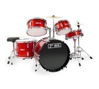 3rd Avenue 5 Piece Junior Drum Kit - Red | TJ Hughes