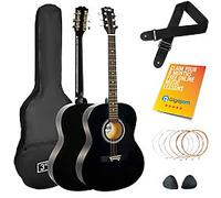 3rd Avenue Acoustic Guitar Black Set