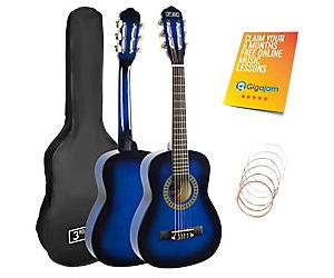 3rd Avenue Cassical Guitar Blueburst 1/4 Size Set