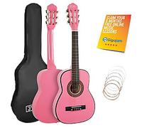 3rd Avenue Classical Guitar 1/4 Size Pink Set
