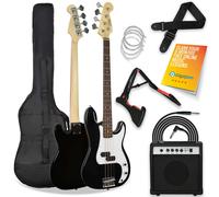 3rd Avenue Electric Bass Guitar Pack - Black