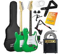 3rd Avenue Full Size Electric Guitar Pack - Green, none