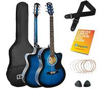 3rd Avenue Electro-Acoustic Guitar Blueburst Set