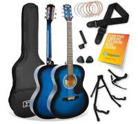 3Rd Avenue Full Size 4/4 Acoustic Guitar Ultimate Bundle - Blueburst, Blue
