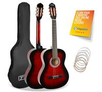 3rd Avenue Full Size Classical Guitar Pack - Redburst