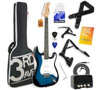3rd Avenue Full Size Electric Guitar Pack with Amp - Pink