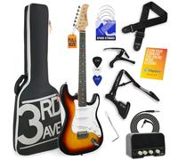 3rd Avenue Full Size Electric Guitar Pack with Amp - Sunburst