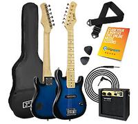 3rd Avenue Junior Electric Guitar Pack, Blue/Black