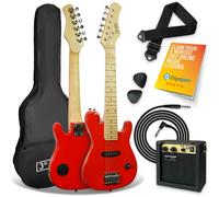 3rd Avenue 1/4 Size Electric Guitar Pack - Red