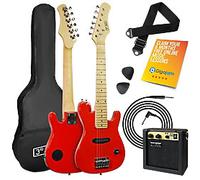 3rd Avenue 1/4 Size Electric Guitar Pack - Red