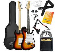 3rd Avenue Junior Electric Guitar Sunburst Camo Set