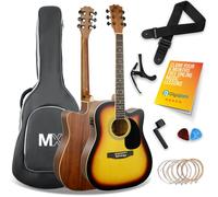 3rd Avenue MX by 3rd Avenue Cutaway Electro Acoustic Guitar Pack - Sunburst