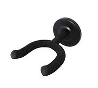3rd Avenue Rocket Series Universal Guitar Wall Hanger Mount Metal Bracket with Padded Hook - Black