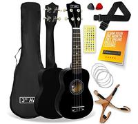3rd Avenue Soprano UKulele Pack - Black