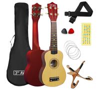 3rd Avenue Soprano Ukulele 21-Inch Beginner Pack - Natural