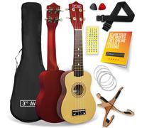 3rd Avenue Soprano Ukulele Pack - Natural