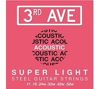 3rd Avenue Super Light Phosphor Bronze Acoustic Guitar Strings 11-52