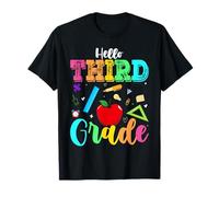 3rd Back to School Hello Third Grade Teacher T-Shirt
