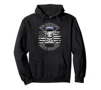 3rd Battalion 187th Infantry Airborne Veteran Flag Skull Pullover Hoodie