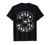 3rd Birthday 3 Year Old Silly Goose Girls Animal T-Shirt