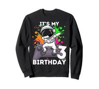 3rd Birthday Astronaut Space Lover Gamer Sweatshirt