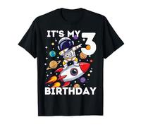 3rd Birthday Astronaut Space Lover T-Shirt