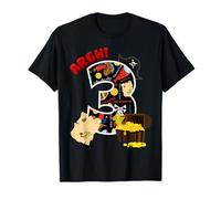 3rd Birthday Pirate 3 Years Old Pirate Treasure Bday Party T-Shirt