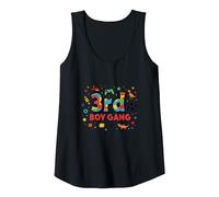 3rd Boy Gang: Playful Adventure for Young Explorers Tank Top, Women, Black, XL