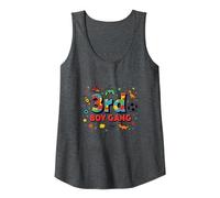 3rd Boy Gang: Playful Adventure for Young Explorers Tank Top, Women, Dark Heather Grey, XXL