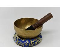 3rd Eye, or Pineal Chakra A Note Hand Hammered Tibetan Meditation Singing Bowl 5.5 Inches - Yoga Bowl By Singing Bowl Nepal