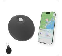 3rd-Gen [Apple MFi Certified] (iOS Only) Works with Apple Find My, Bluetooth Smart Finder, Secure Your Keys, Wallet & Luggage with GPS Tracking & Sound Alerts Dark Item Finder