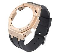 3rd Generation Rubber Strap Stainless Steel Bezel for GA-2100 GA-2110 Watch Band GA2100 Metal Refit Case Adapter