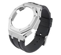 3rd Generation Rubber Strap Stainless Steel Bezel for GA-2100 GA-2110 Watch Band GA2100 Metal Refit Case Adapter