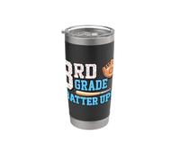 3rd Grade Batter Up Baseball Back to School Student Stainless Steel Insulated Tumbler