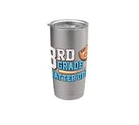 3rd Grade Batter Up Baseball Back to School Student Stainless Steel Insulated Tumbler