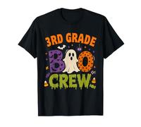 3rd Grade Boo Crew Funny Halloween Third Grade Teacher Kids T-Shirt