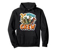 3rd Grade Crew Dinosaur Lover T-rex Dino Back To School Pullover Hoodie