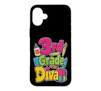 3rd Grade Diva First Day Of School Gift For Girls Case for iPhone 16 Plus