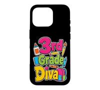 3rd Grade Diva First Day Of School Gift For Girls Case for iPhone 16 Pro