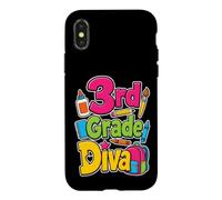 3rd Grade Diva First Day Of School Gift For Girls Case for iPhone X/XS