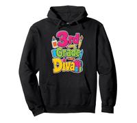 3rd Grade Diva First Day Of School Gift For Girls Pullover Hoodie