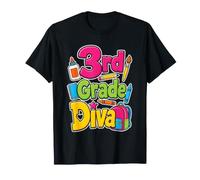 3rd Grade Diva First Day of School Gift for Girls T-Shirt