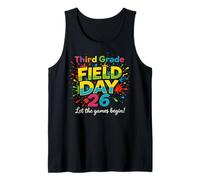 3rd Grade Field Day 2026 Let The Games Begin Teacher Student Tank Top
