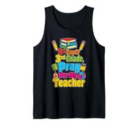 3rd Grade First Day Pray for My Teacher Funny Kids Tank Top