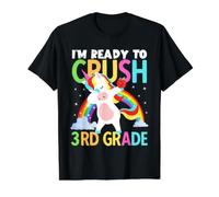 3rd Grade for Girls First Day of Third Grade Back to School Value Graphic T-Shirt, Men, Black, S