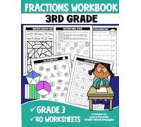 3rd Grade Fractions Workbook (3rd Grade Math Workbooks)