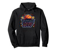 3rd Grade Future MVP Basketball Champion Pullover Hoodie, Adult Unisex, Black, XXL