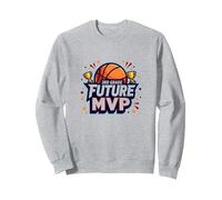3rd Grade Future MVP Basketball Champion Sweatshirt, Adult Unisex, Heather Grey, XL