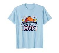 3rd Grade Future MVP Basketball Champion T-Shirt, Men, Baby Blue, L